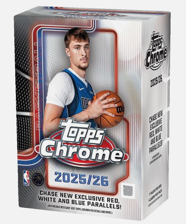 2025-26 Topps Basketball Chrome Value Box
