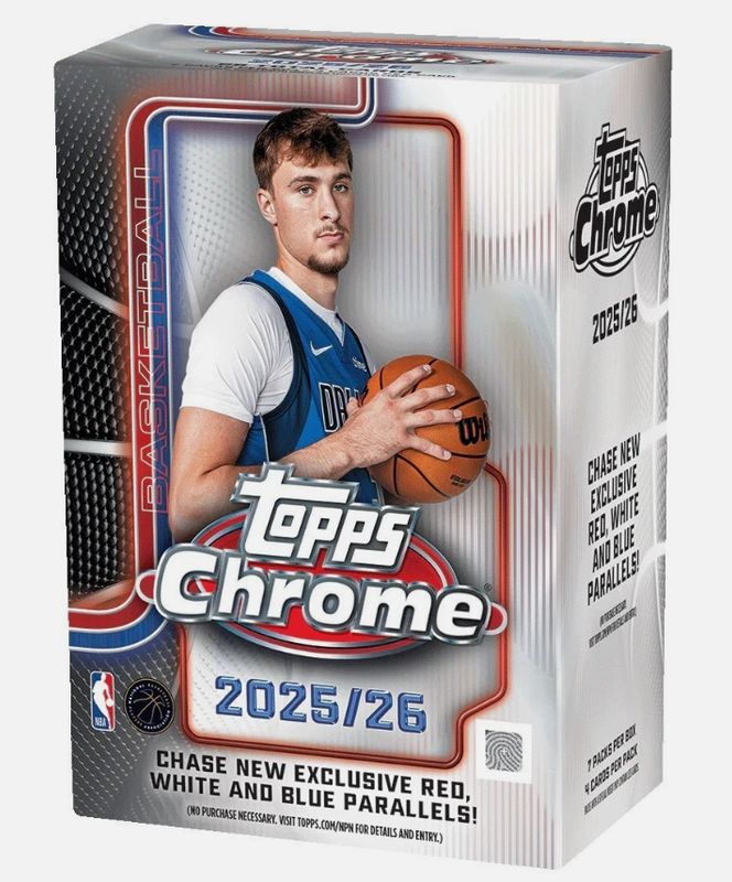 2025-26 Topps Basketball Chrome Value Box