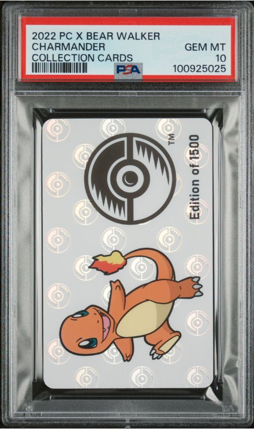 2022 PC X Bear Walker Charmander Collection Cards PSA 10