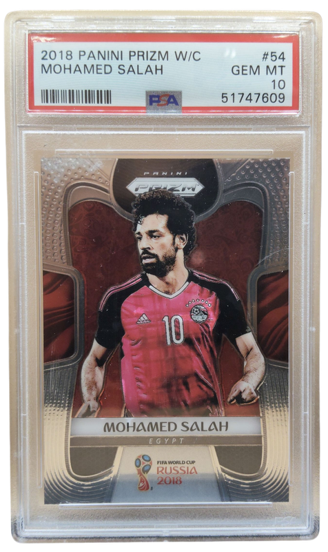2018 Panini Prizm W/C Mohamed Salah #54 PSA 10