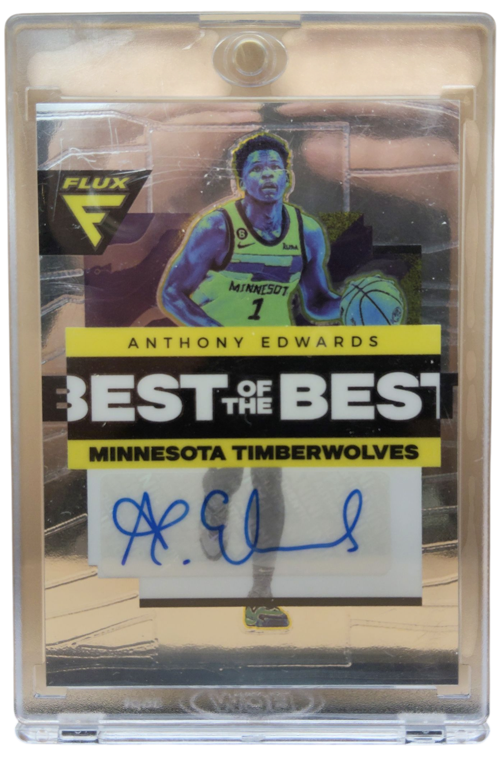 2022-23 Panini Flux Basketball Anthony Edwards Auto # BBS-ANT