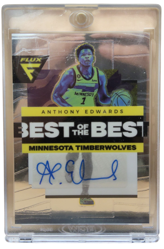 2022-23 Panini Flux Basketball Anthony Edwards Auto # BBS-ANT