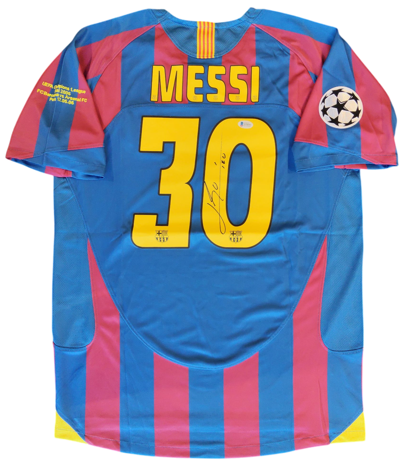 Lionel Messi Barcelona Jersey Signed 2019