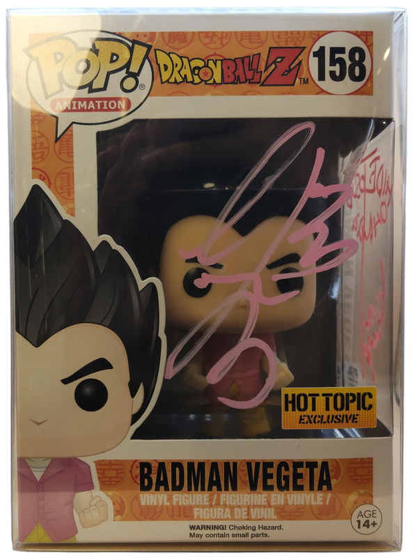 Vegeta Funko Pop 158 - Signed By Ryo Horikawa (JVA)+Hideo Ishikawa (Animator)
