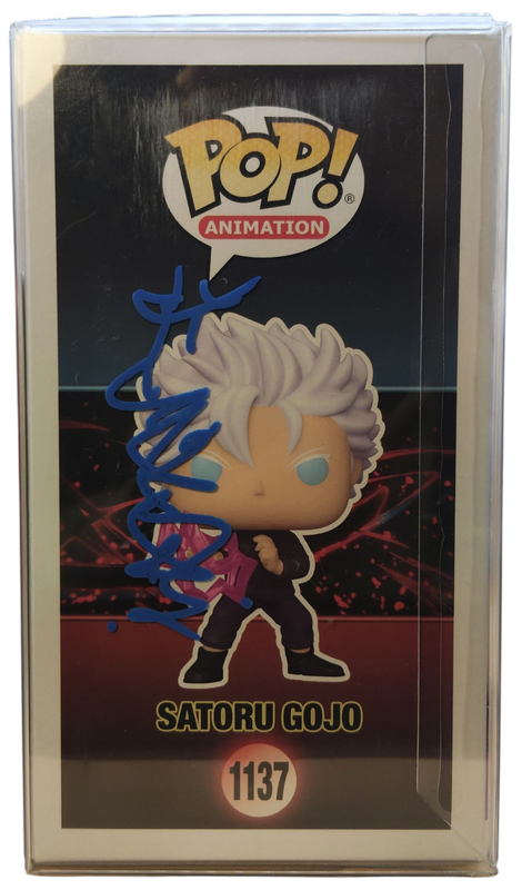 Satoru Gojo Funko Pop 1137 - Signed By Kaiji Tang (EVA)+Mariya Ise (Young Gojo JVA)