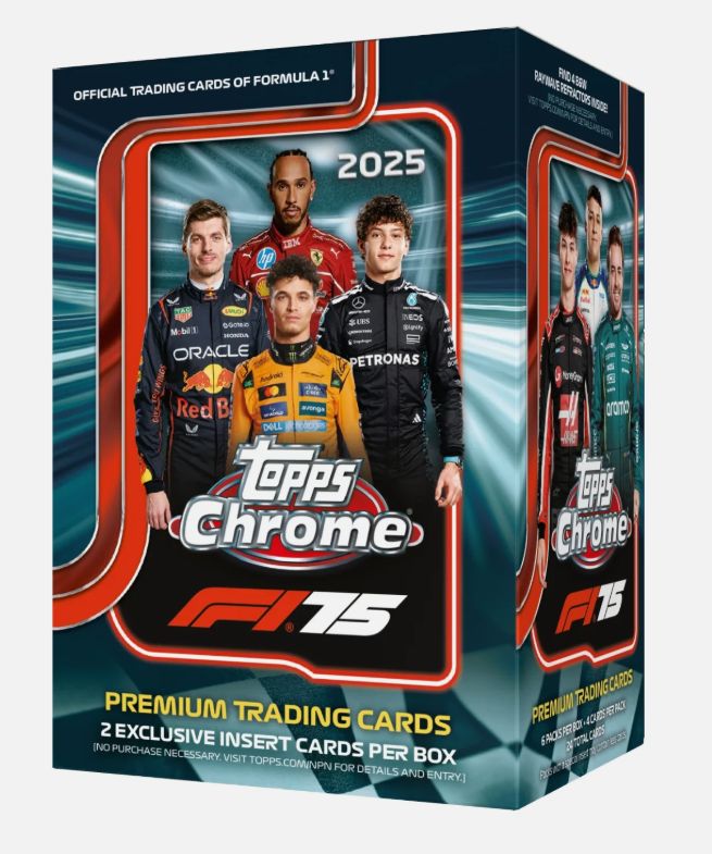 Topps Formula One Chrome 2025 Value Box (SE)