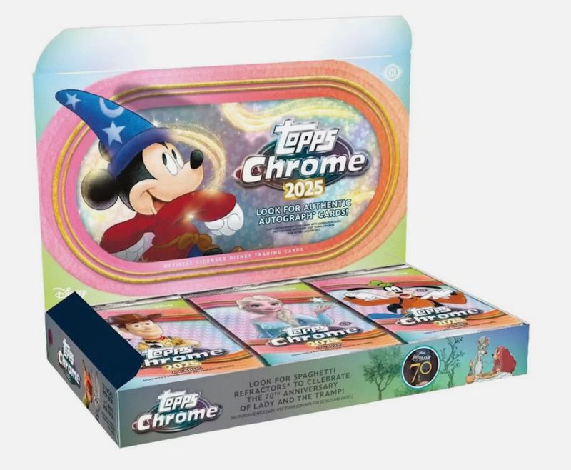 Disney Topps Chrome 2025 Hobby Box