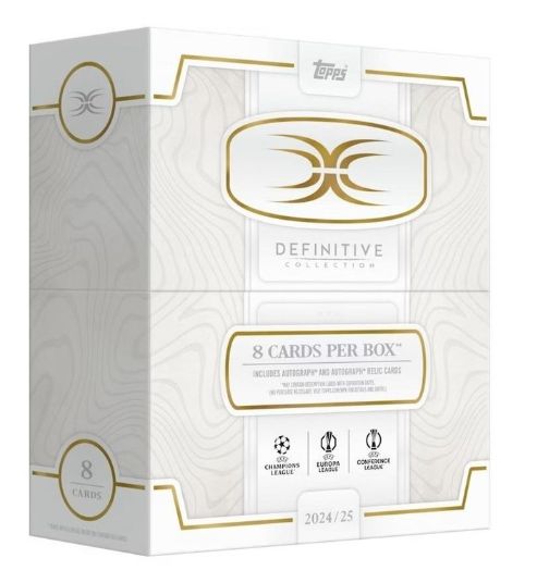 2024-25 Topps Definitive UEFA Club Competitions Soccer Hobby Box