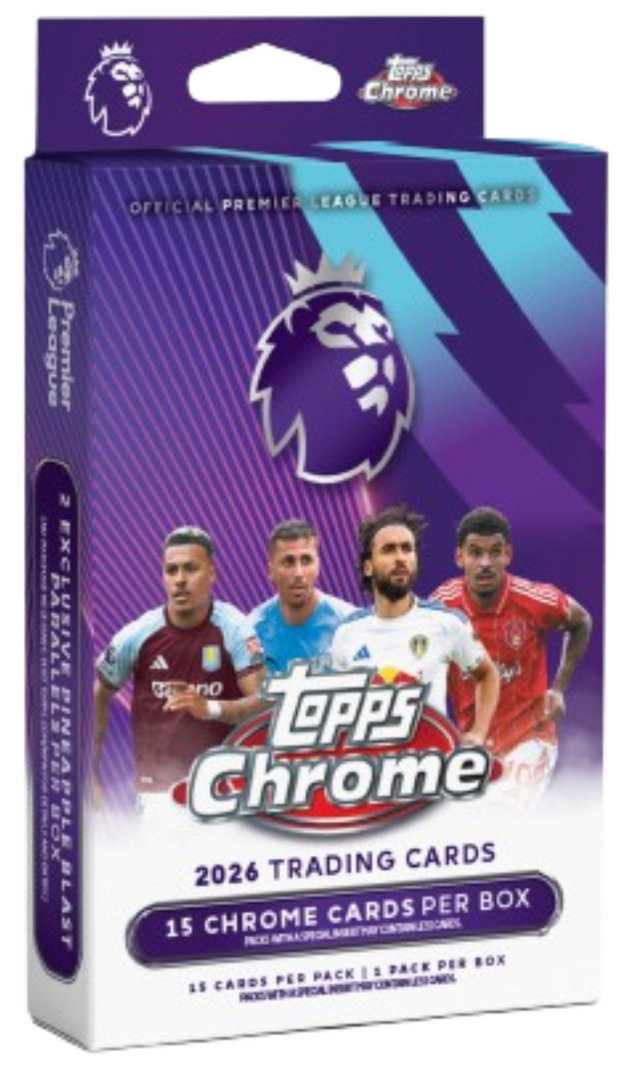 Topps Premier League Chrome 2026 Hanger Pack