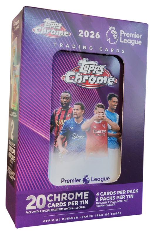 Premier League Chrome 2026 Chrome Tin