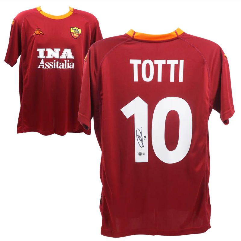 Francesco Totti #10 Roma 02/03 Home Jersey