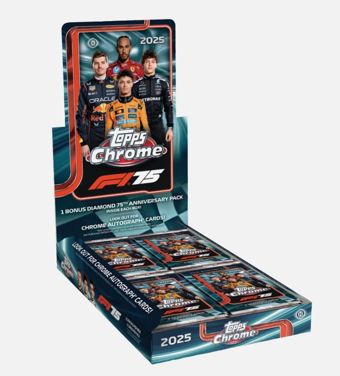 2025 Topps Chrome Formula 1 F1 Racing Hobby Box