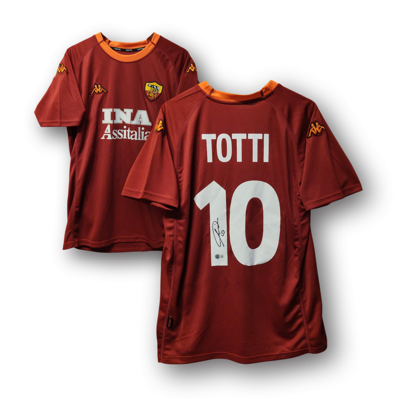 Francesco Totti Signed AS Roma Jersey