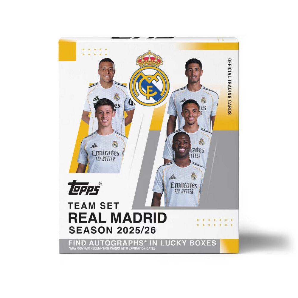 Topps Real Madrid Team Set 25-26 Deck Box