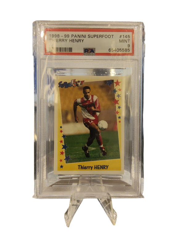 1998-99 Panini Superfoot Thierry Henry #145 PSA 9