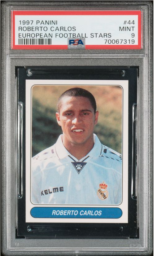 1997 Panini Roberto Carlos European Football Stars #44 PSA 9