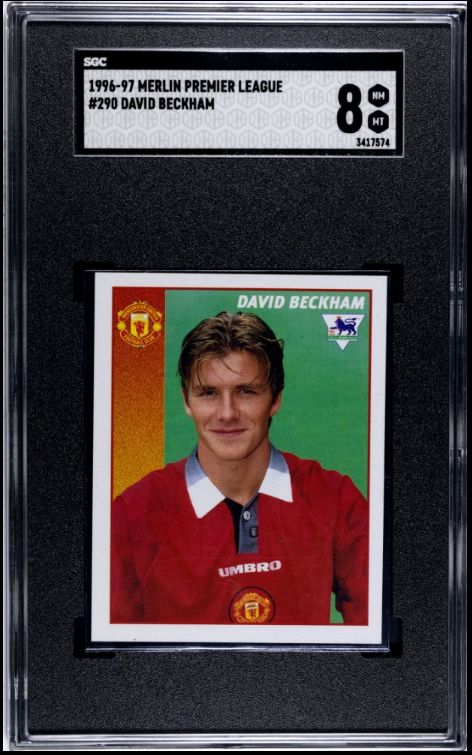 1996-97 Merlin Premier League #290 David Beckham SGC 8