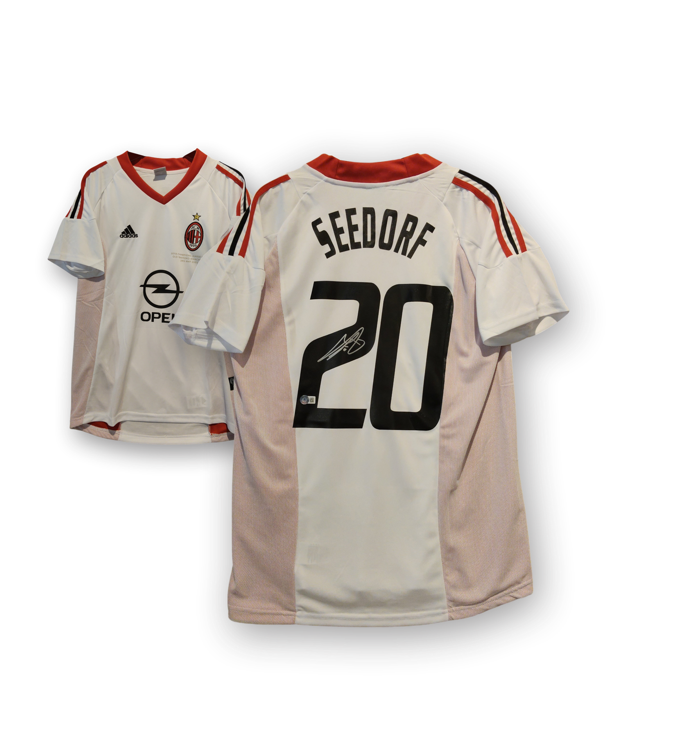 Clarence Seedorf #10 AC Milan 06/07 Away Signed Jersey