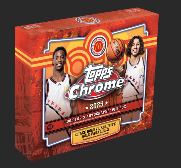 2025 Topps Chrome McDonald’s All-American Basketball Hobby Box