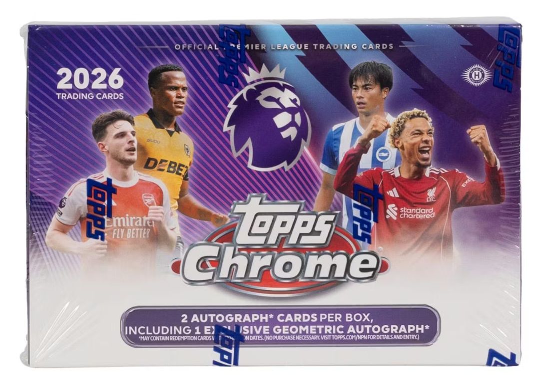 2026 Topps Chrome English Premier League Soccer Delight Box