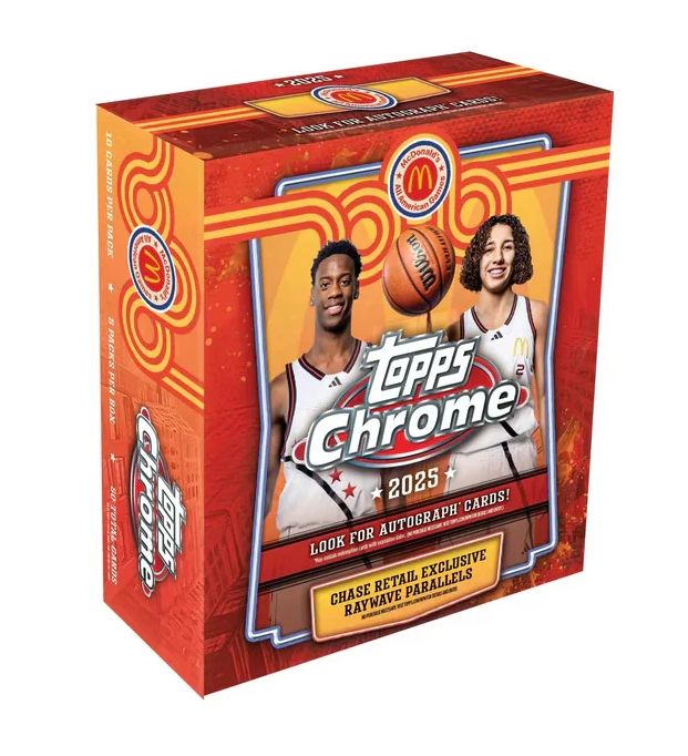 2025 Topps Chrome McDonald’s All-American Basketball Mega Box