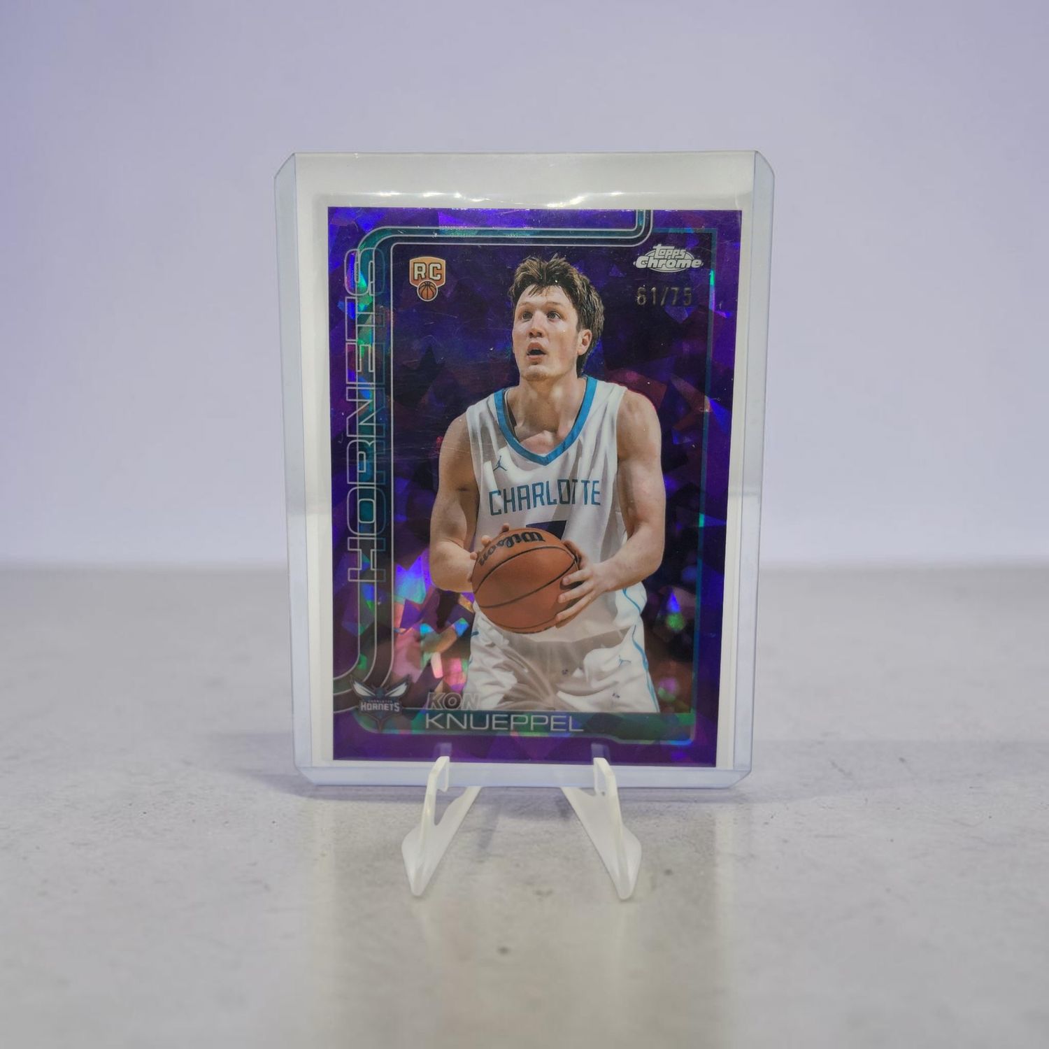2025 Topps Chrome Basketball Kon Knueppel RC #254 61/75