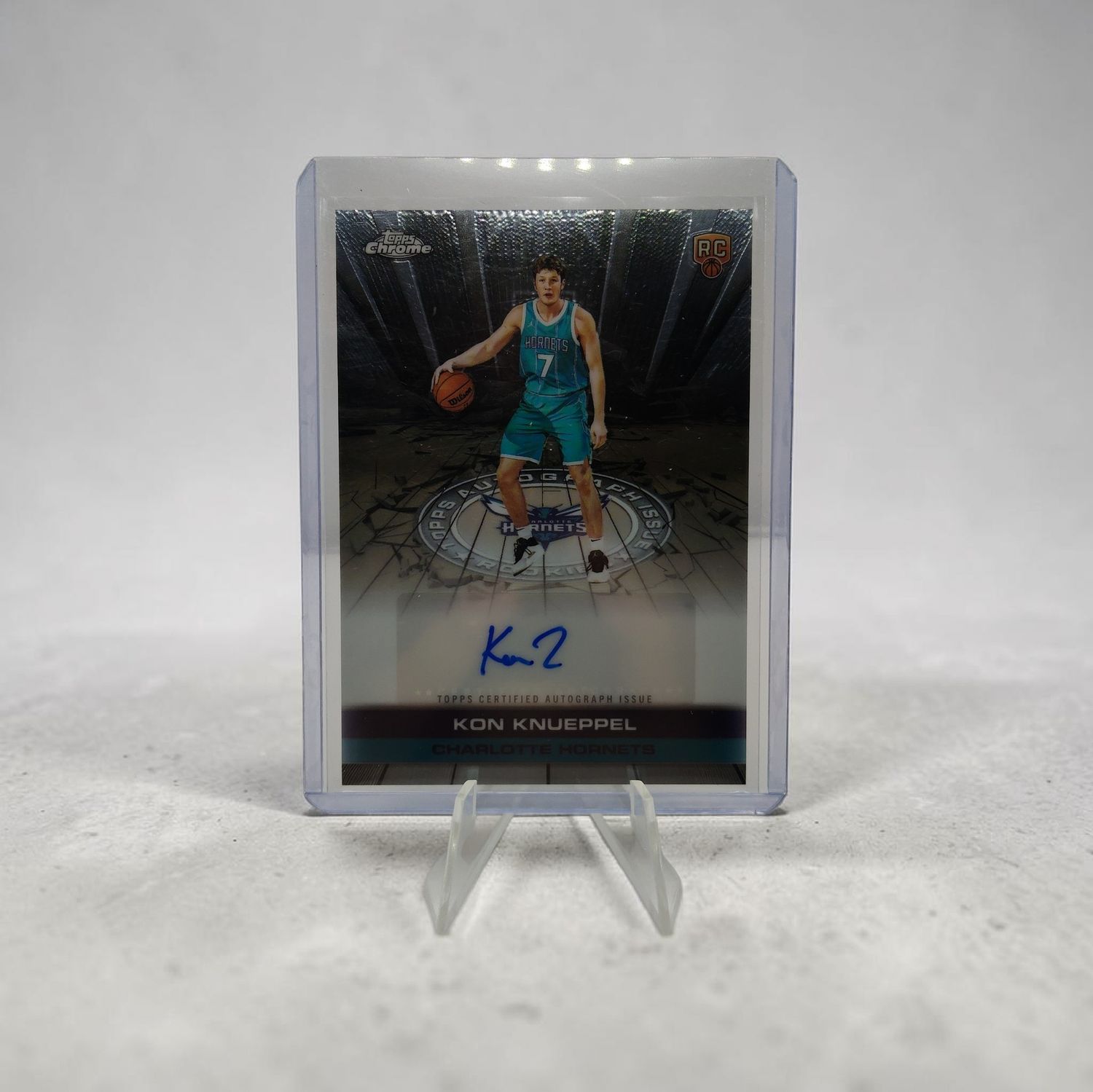 2025-26 Topps Chrome Basketball Kon Knueppel Auto RC #TAIR-KK