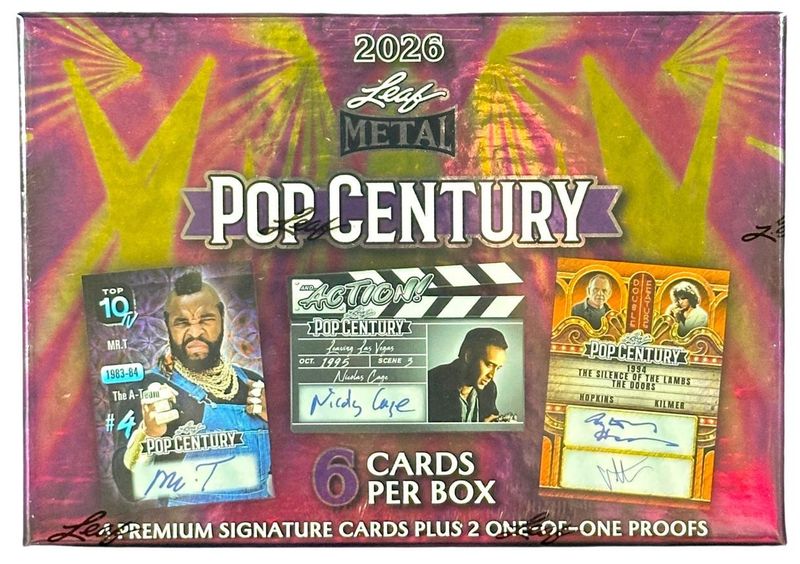 2026 Leaf Metal Pop Century Hobby Box