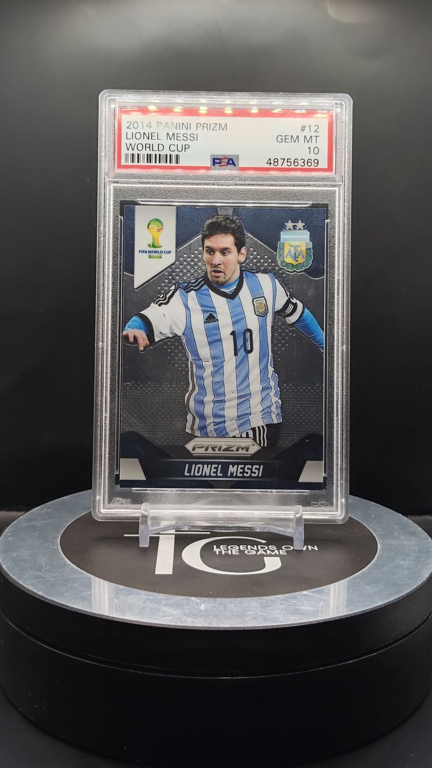 2014 Panini Prizm Lionel Messi World Cup #12 PSA 10