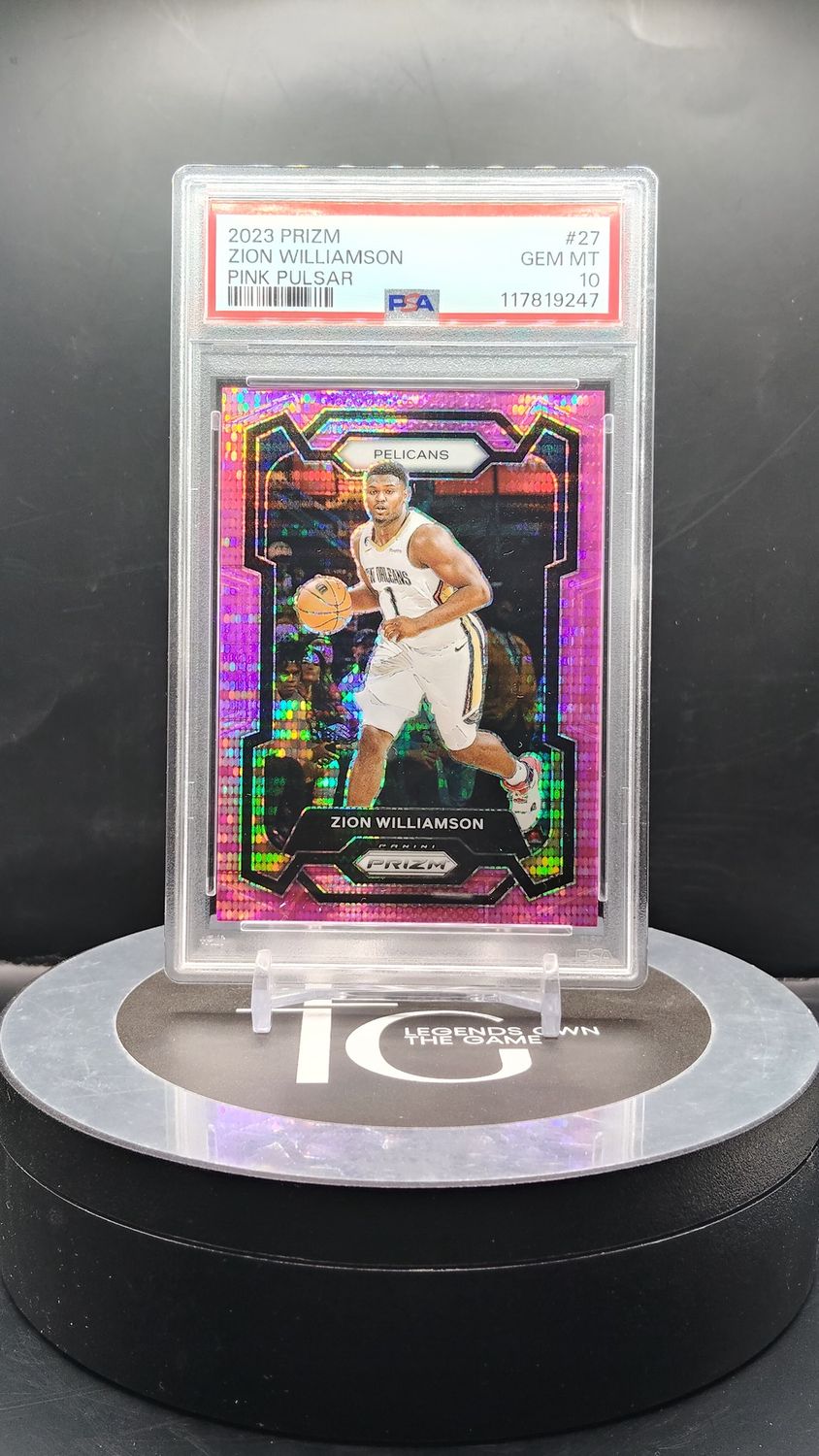 2023 Prozm Zion Williamson Pink Pulsar #27 PSA 10