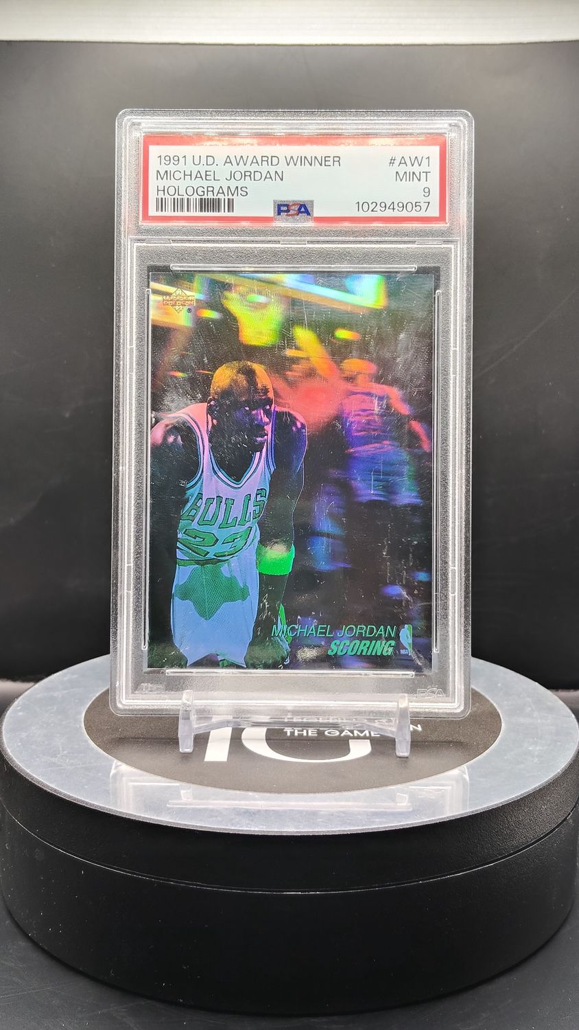 1991 U.D. Award Winner Michael Jordan Holograms #AW1 PSA 9