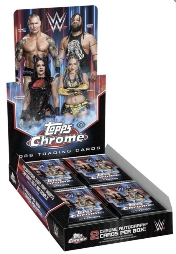WWE Chrome 2026 Hobby Box