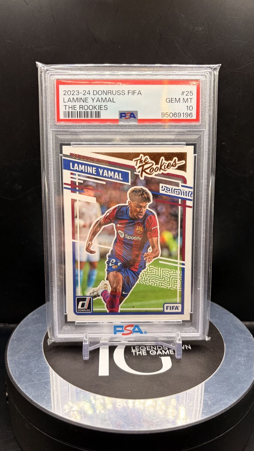 2023-24 Donruss Fifa Lamin Yamal The Rookies #25 PSA 10