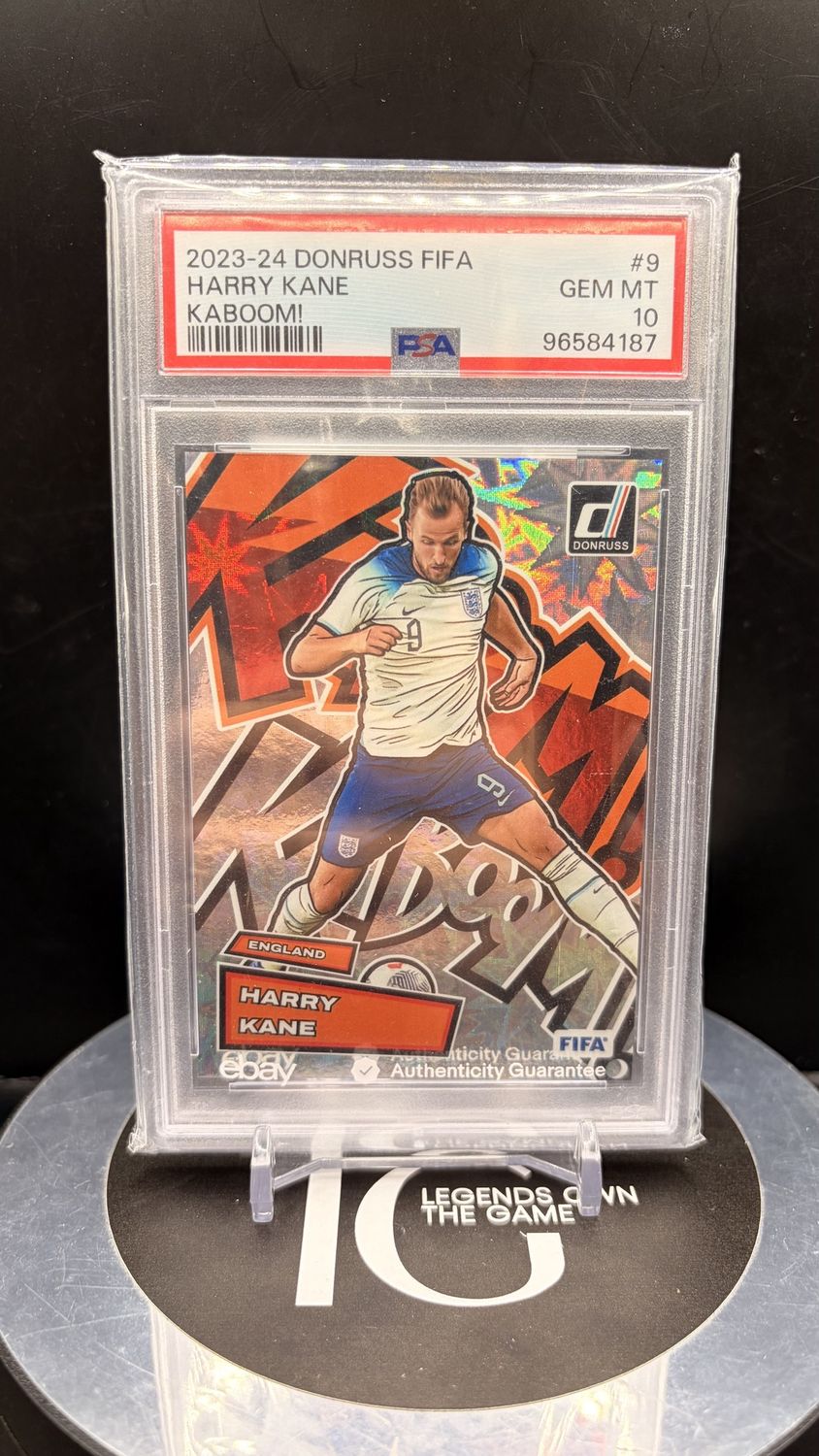 2023-24 Donruss Fifa Harry Kane Kaboom! #9 PSA 10