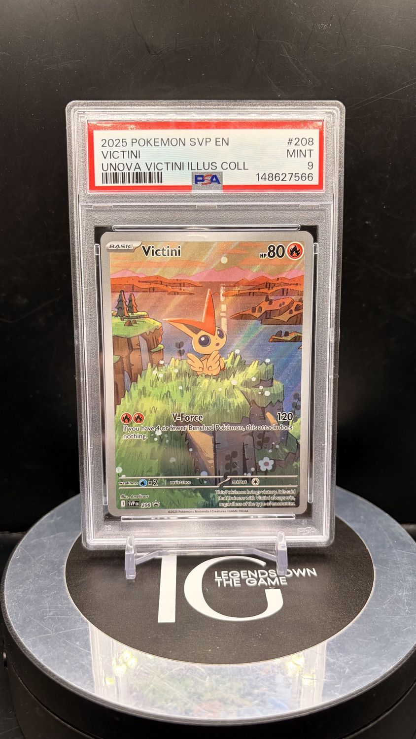 2025 Pokemon SVP Victini Unova Victini Illus Coll #208 PSA 9