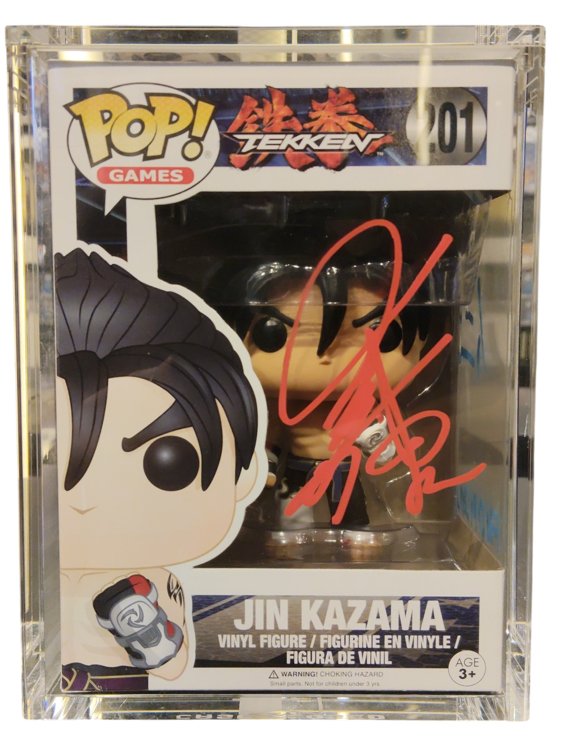 Funko Pop! Tekken Jin Kazama #201 - Signed Isshin Chiba