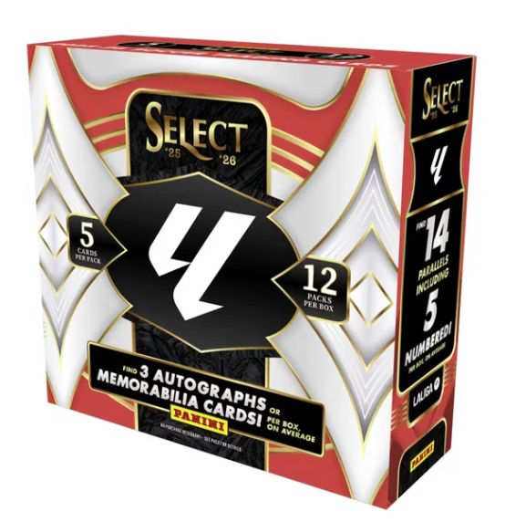 2025-26 Panini Select La Liga Soccer Hobby Box