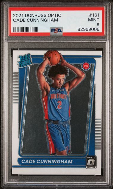 2021 Donruss Optic Cade Cunningham #161 PSA 9