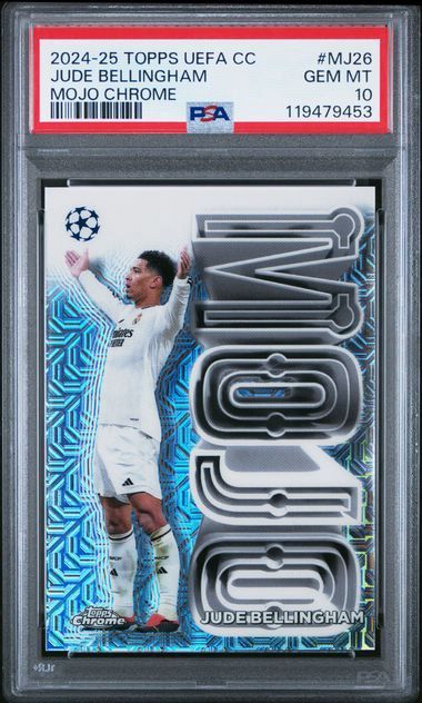 2024-25 Topps UEFA CC Jude Bellingham Mojo Chrome #MJ26 PSA 10