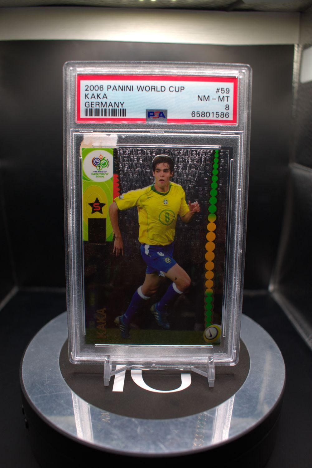 2006 Panini World Cup Kaka Germany #59 PSA 8