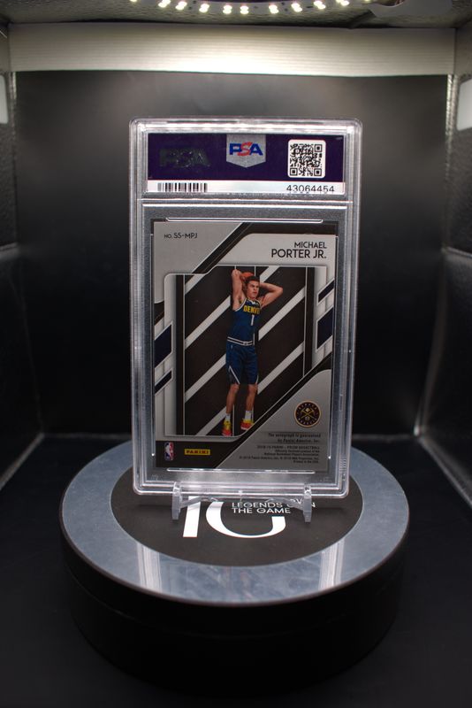 2018 Panini Prizm Michael Porter Jr. Sensational Signatures #MPJ PSA 10