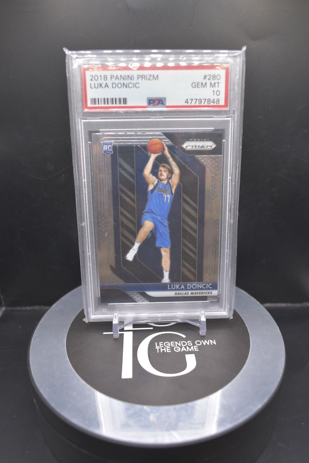 2018 Panini Prizm Luka Doncic #280 PSA 10