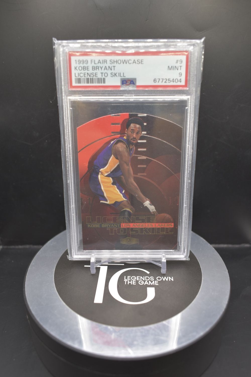 1999 Flair Showcase Kobe Bryant License To Skill # 9 PSA 9