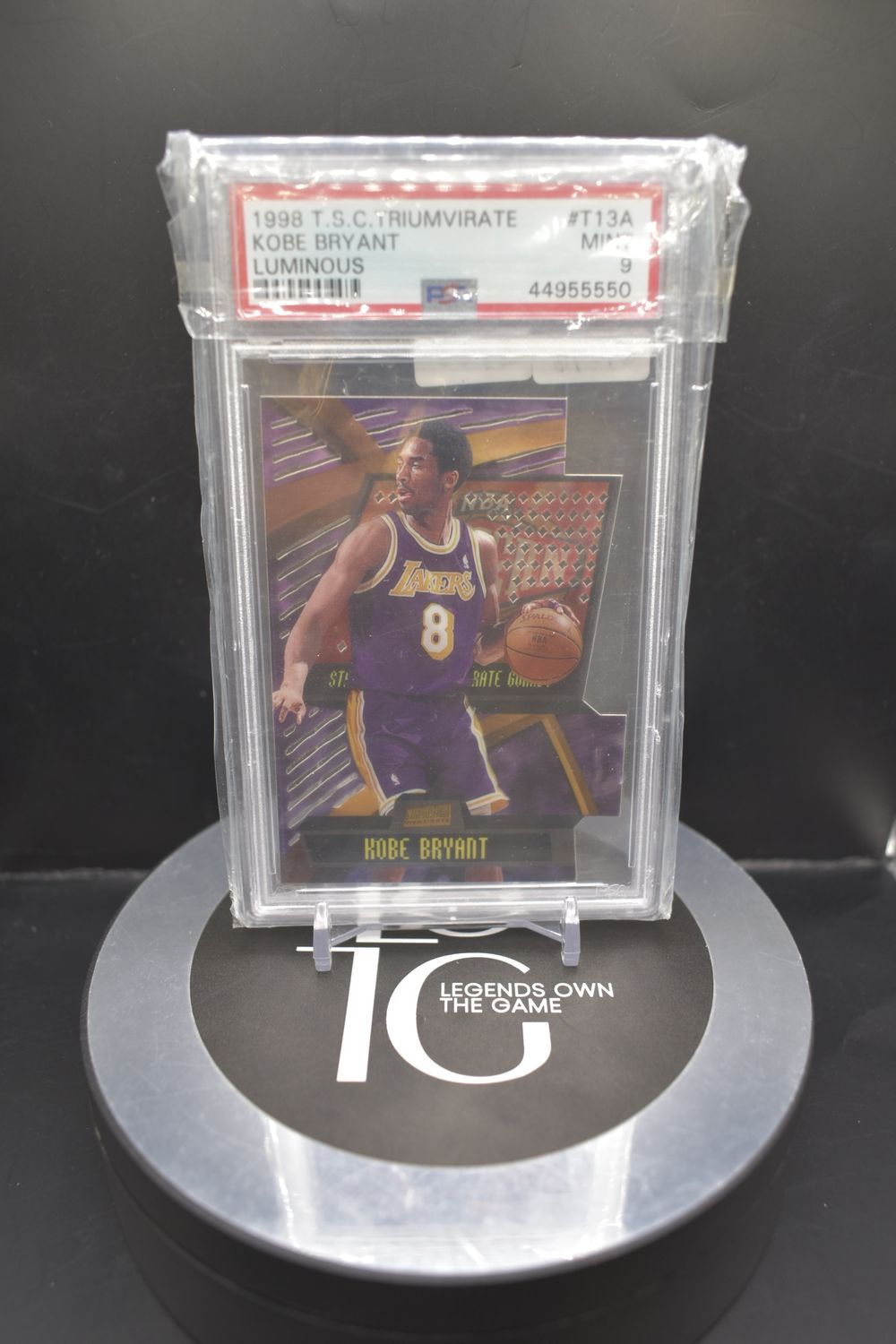 1998 T.S.C.Truimvirate Kobe Bryant Luminous #T13A PSA 9