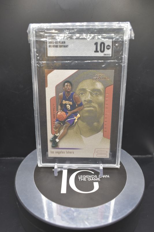 2001-02 Flair #8 Kobe Bryant SGC 10