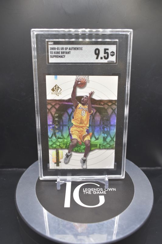 2000-01 UD SP Authentic S5 Kobe Bryant Supremacy SGC 9.5