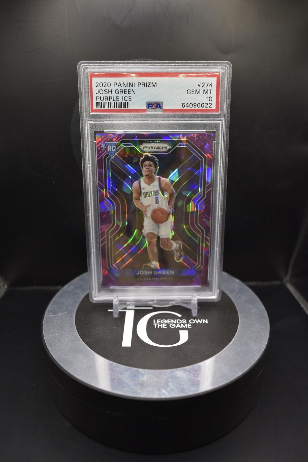 2020 Panini Prizm Josh Green Purple Ice #274 PSA 10