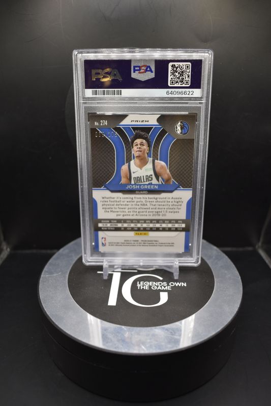 2020 Panini Prizm Josh Green Purple Ice #274 PSA 10