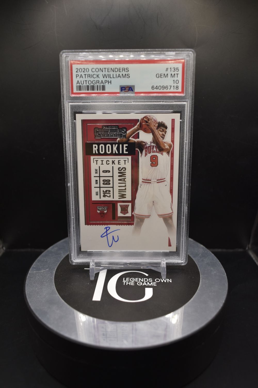 2020 Contenders Patrick Williams Autograph #135 PSA 10