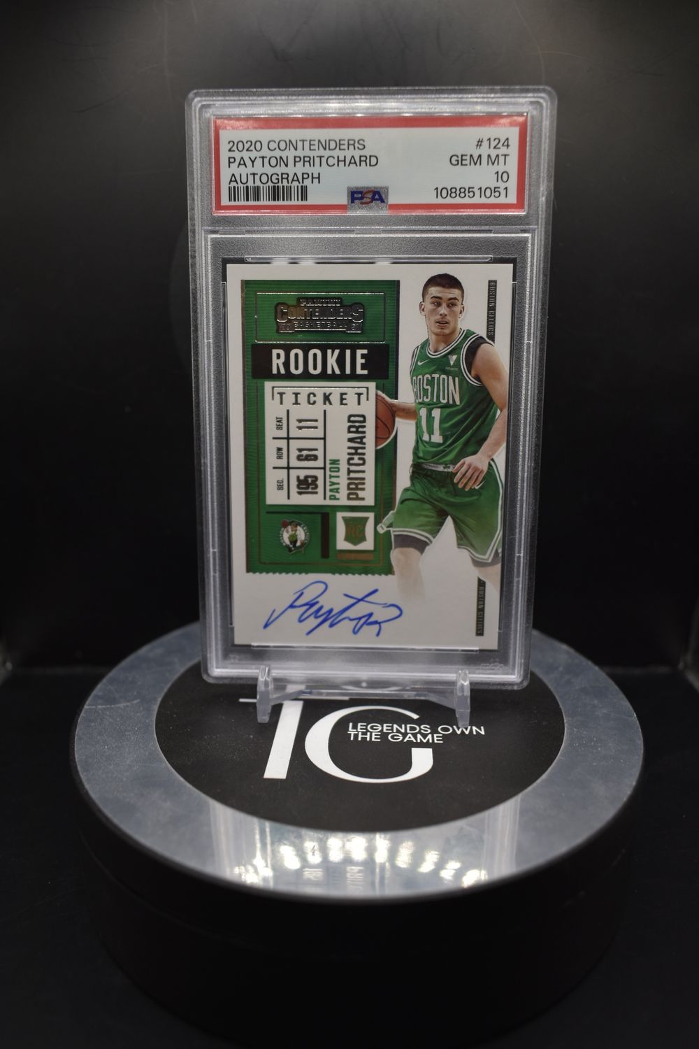 2020 Contenders Payton Pritchard- Autograph #124 PSA 10